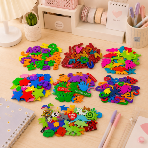 Pack 280 stickers adhesivos de goma Eva