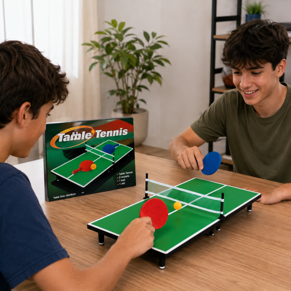 Juego de ping pong de mesa