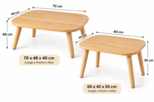 PRE VENTA Mesa infantil oval