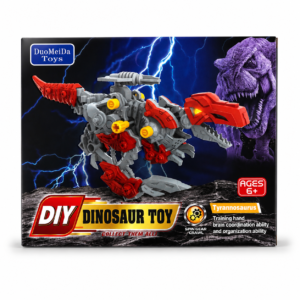 Dino Transformer con cuerda y movimiento