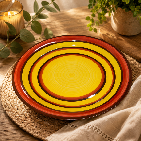 Plato pintado 27 cm