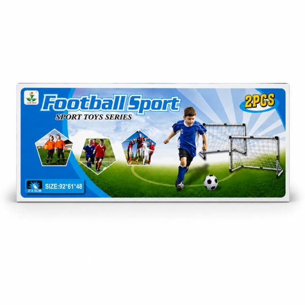Arcos Futbol x 2 con red inflador y pelota