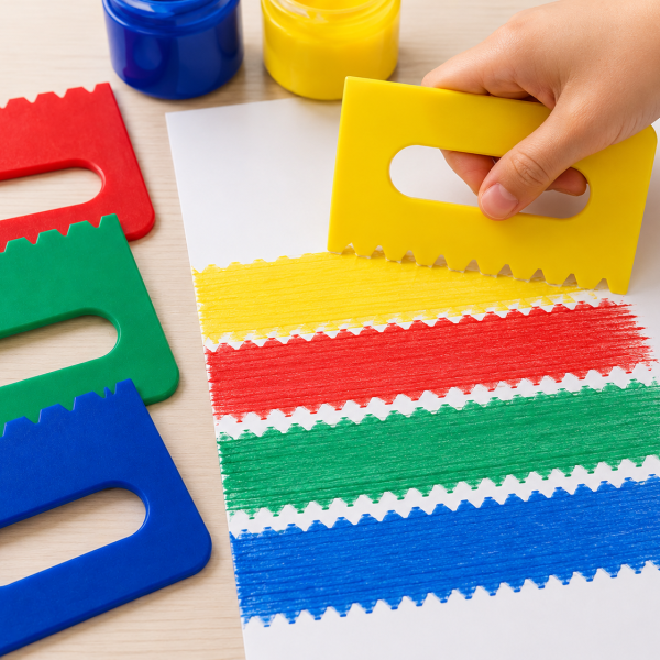 Set de espátulas dentadas para pintura