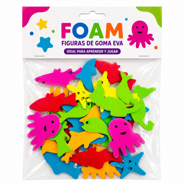 Stickers goma eva animales