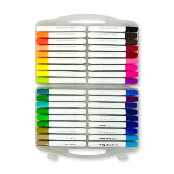 Marcadores Acrílicos HOWAKI x 36 Colores