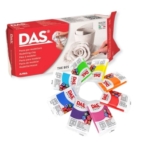 Ceramica fria DAS 1K Blanca + masa SMART de regalo