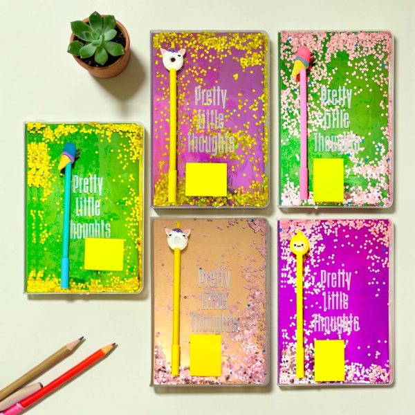 Set GLITTER papelería