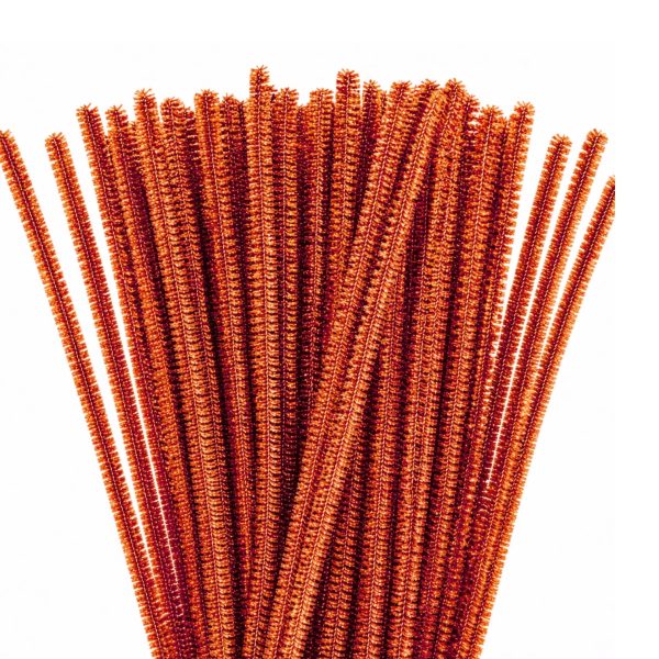 Limpia pipa metalizado – Naranja