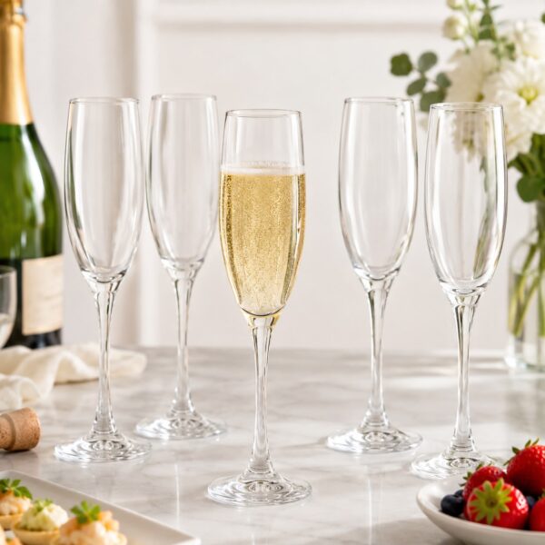 Copas de champagne x 6