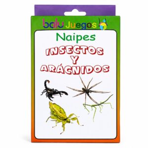Naipes didácticos memoria insectos