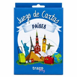 Naipes didácticos memoria Paises