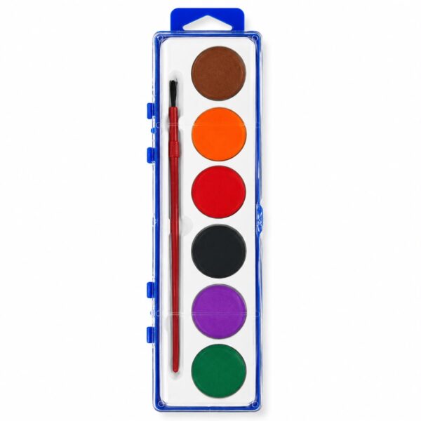 Acuarelas en pastilla x 6 Colores