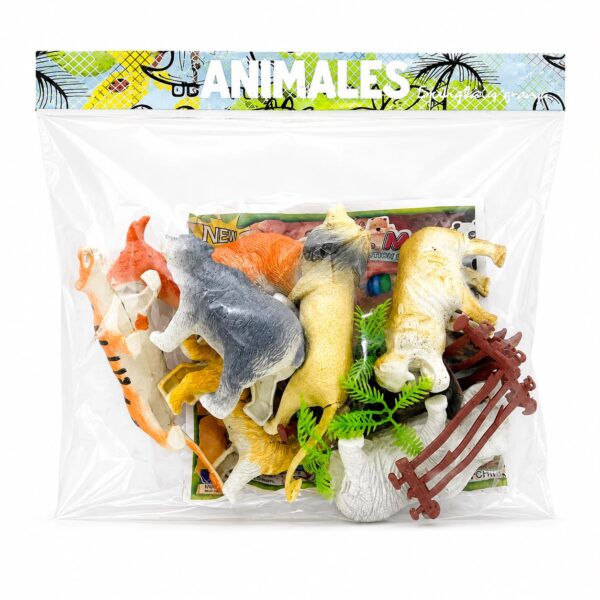 Set de animales de granja y puzzle c/ mapa