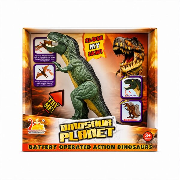 Dinosaurio con movimiento