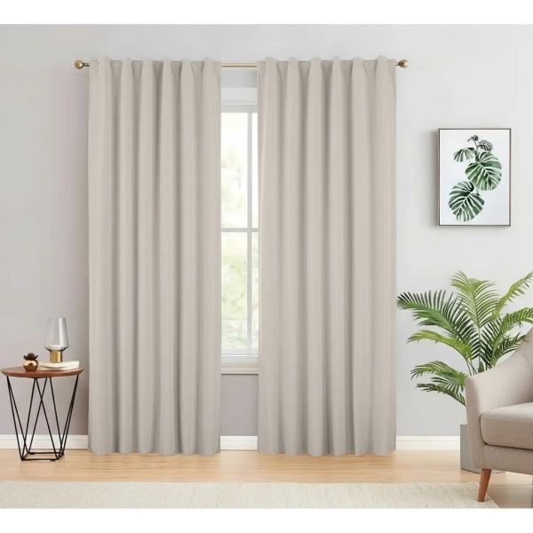 Cortina BLACKOUT de tela 2 paños 1.40 x 2.30